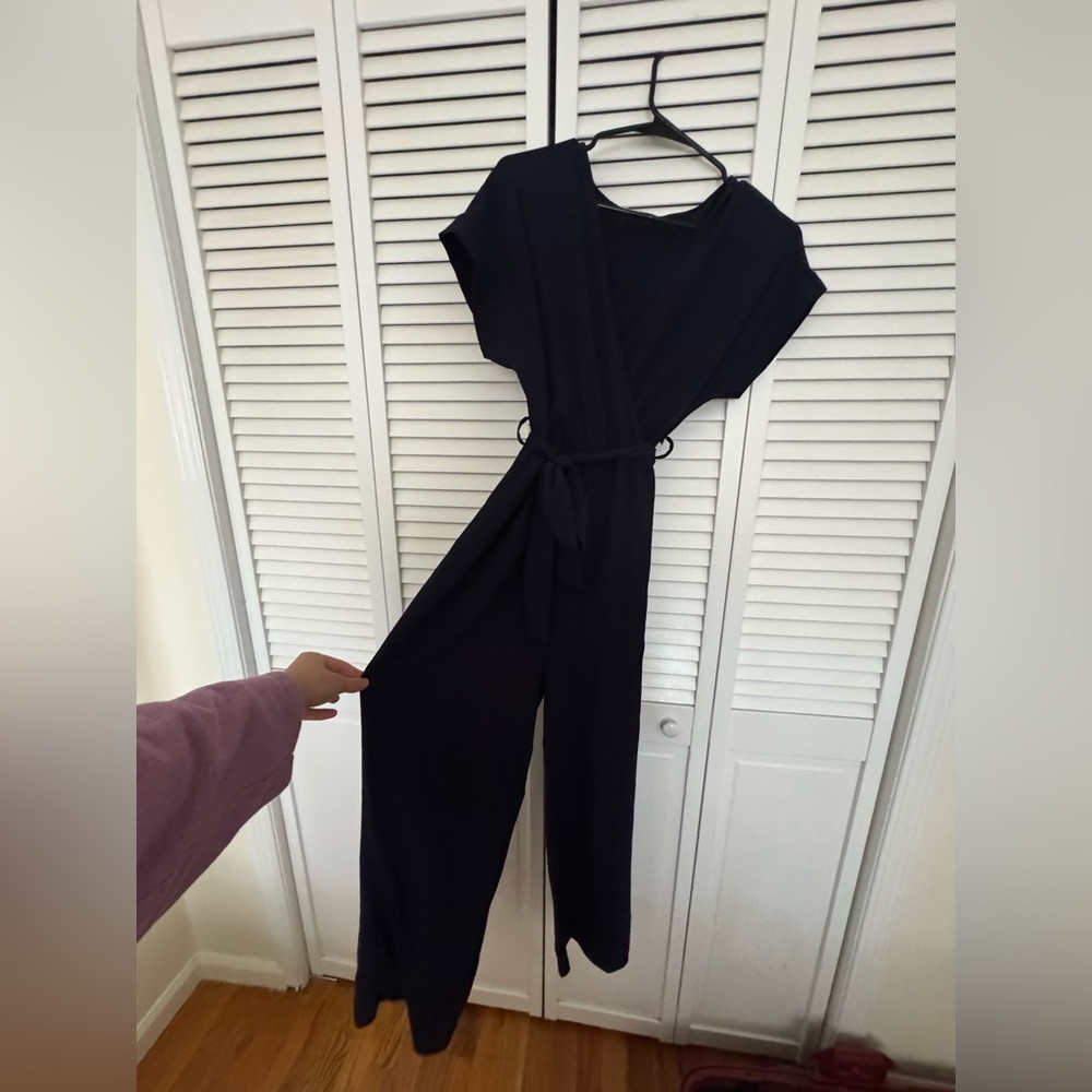 Senes - blue pantsuit